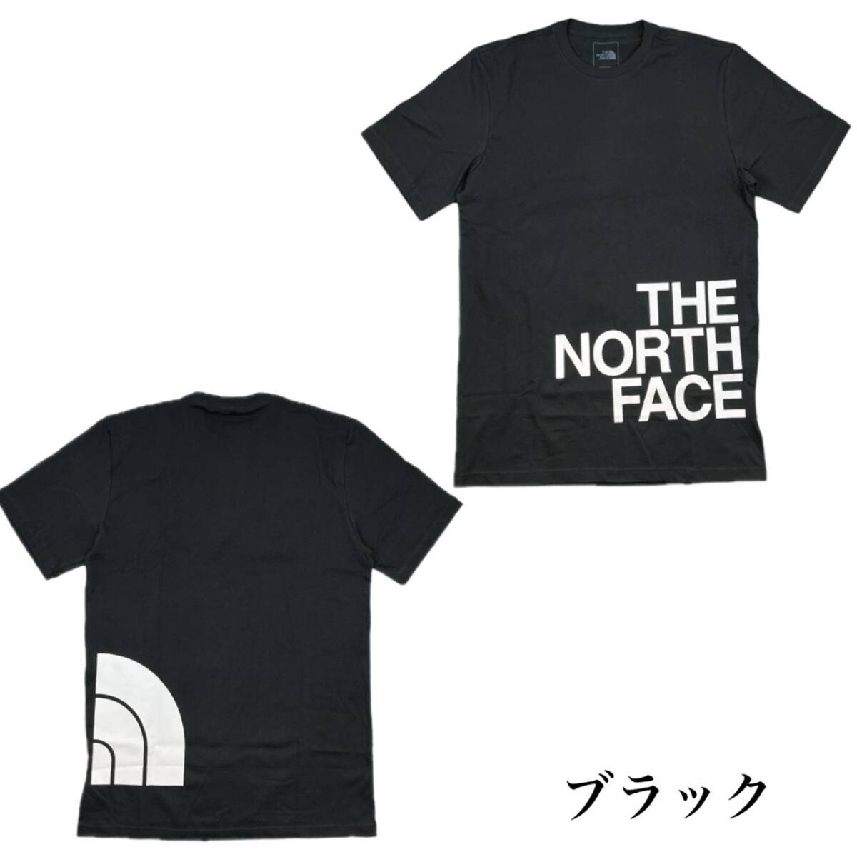 ザ ノースフェイス 半袖 Tシャツ NF0A812I カットソー ブラック XLサイズ ハーフドームロゴ THE NORTH FACE BRAND PROUD TEE 新品_画像3