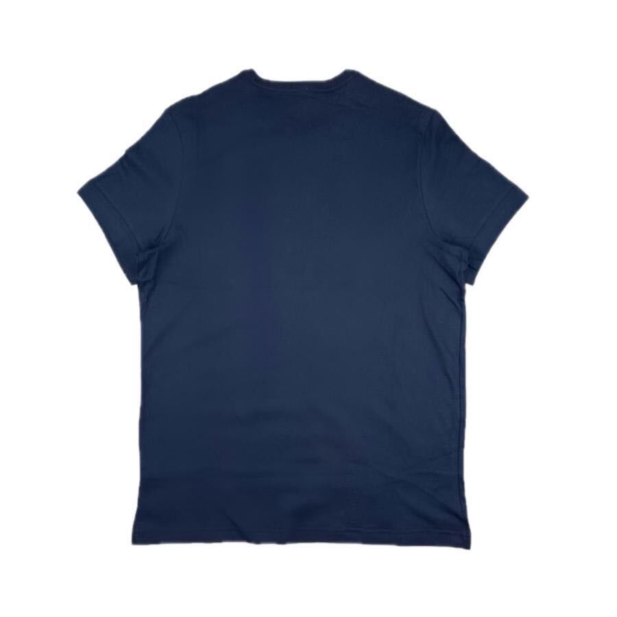 トミーヒルフィガー トップス 半袖Tシャツ 09T4325 コットン プリントロゴ ネイビー Lサイズ TOMMY HILFIGER S/S CREW NECK 新品の画像5