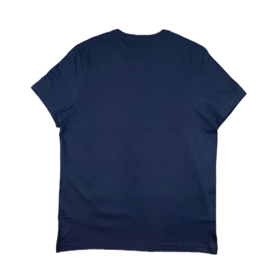 トミーヒルフィガー トップス 半袖Tシャツ 09T4326 コットン プリントロゴ ネイビー XLサイズ TOMMY HILFIGER S/S CREW NECK 新品の画像5