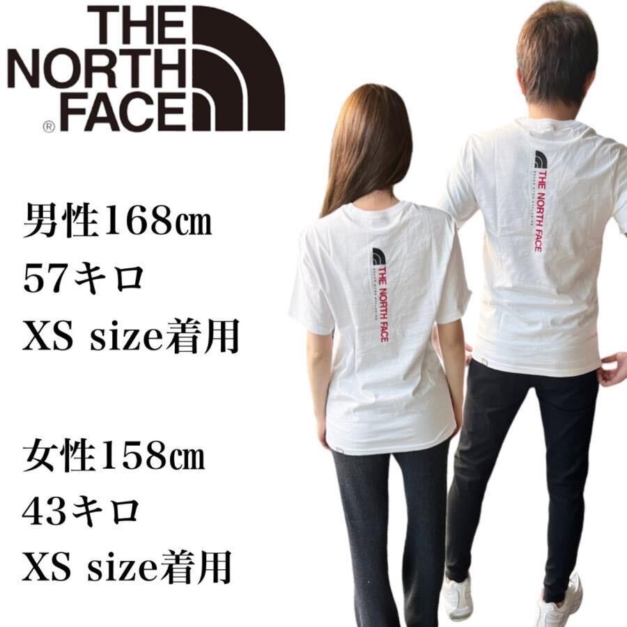 ザ ノースフェイス 半袖 Tシャツ NF0A89NE バーチカル NSE2 バックロゴ ホワイト Sサイズ THE NORTH FACE VERTICAL NSE 2 TEE 新品_画像2