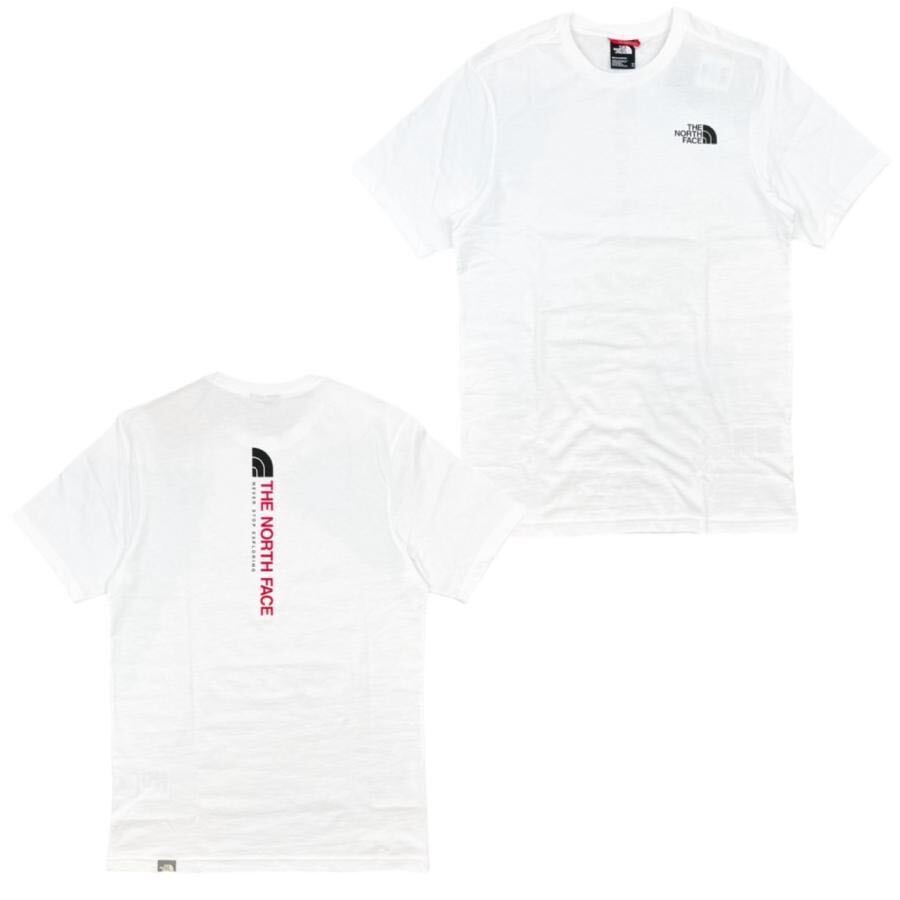 ザ ノースフェイス 半袖 Tシャツ NF0A89NE バーチカル NSE2 バックロゴ ホワイト Lサイズ THE NORTH FACE VERTICAL NSE 2 TEE 新品_画像4