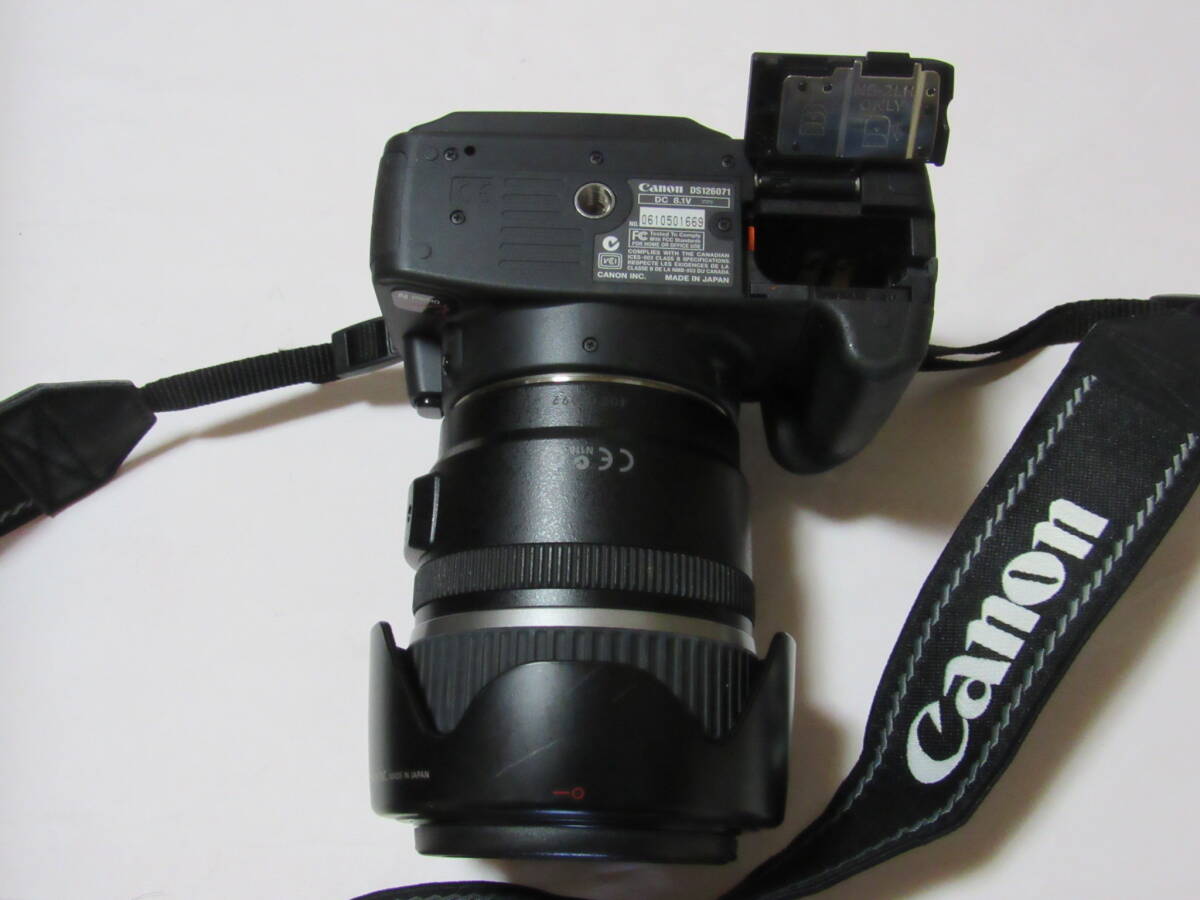 ★ CANON EOS Kiss Digital N CANON ZOOM LENS EF-S 17-85mm F4-5.6 IS USM φ67mm ★ ジャンク品_画像3