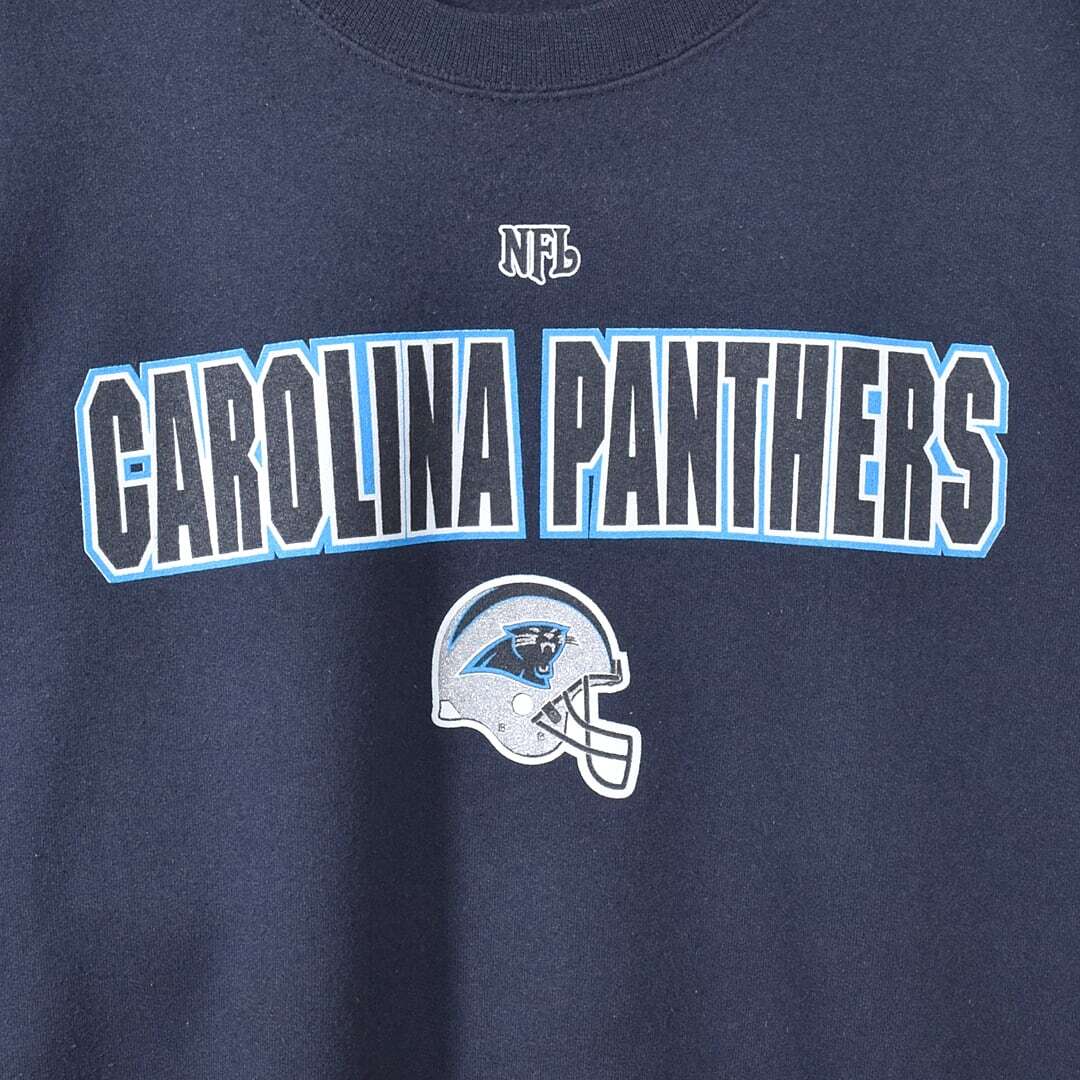 NFL カロライナパンサーズ スウェットシャツ アメフト 黒 ブラック