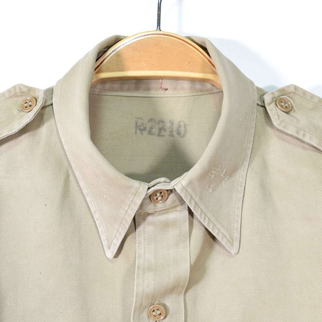 40s 50s U S ARMY ヴィンテージ ミリタリーシャツ コットン 40s 50s U S ARMY ヴィンテージ ミリタリーシャツ コットン