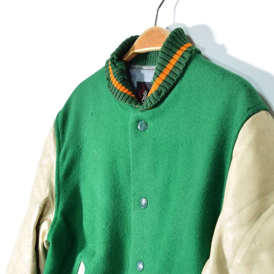 50s ホワイティン ヴィンテージ スタジャン 袖レザー アワード 50s ホワイティン ヴィンテージ スタジャン 袖レザー アワード