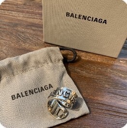 BALENCIAGA リング 指輪 シルバー バレンシアガ
