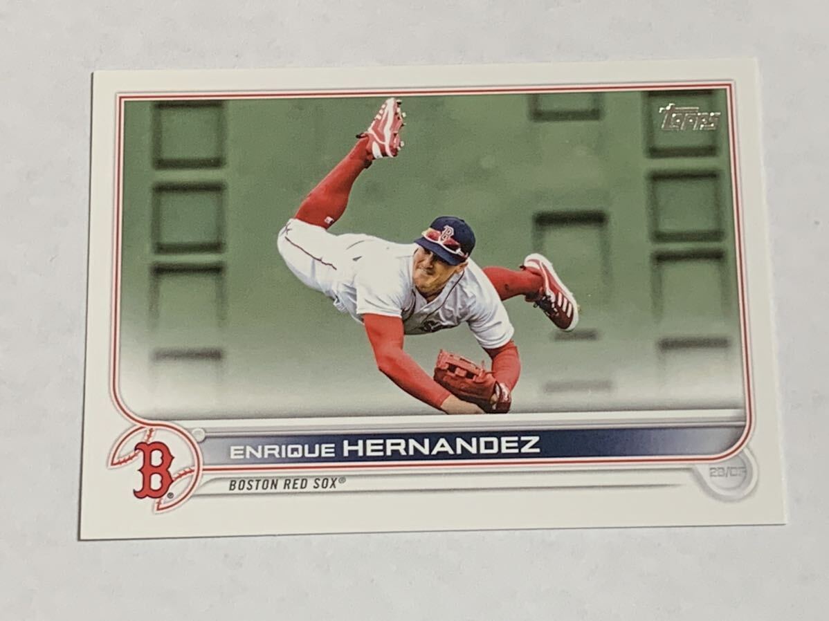 ENRIQUE KIKE HERNANDEZ 2022 TOPPS SERIES 1 #90 DODGERS 即決_画像1