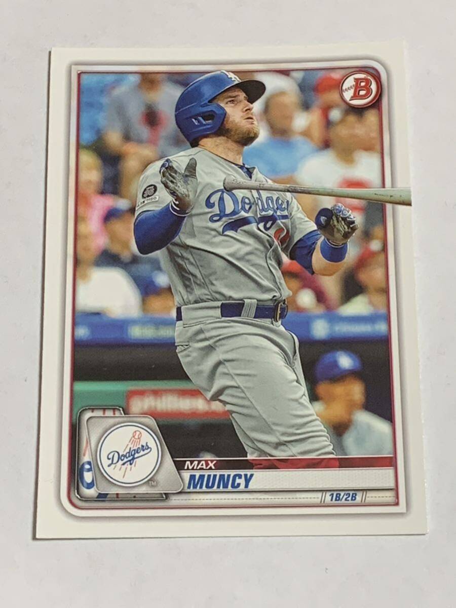 MAX MUNCY 2020 BOWMAN #9 DODGERS 即決の画像1