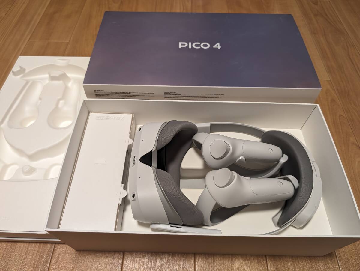 【中古美品】PICO 4 - 128G 完全ワイヤレス オールインワン VRヘッドセット_画像1