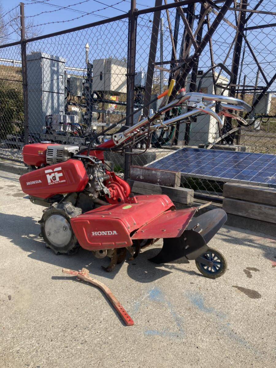 滋賀県　ホンダ耕運機　管理機　FU800 培土機付き　　　抵抗棒付き　　　動画有り　　　HONDA FZAW REFRESH FIELD リコイルスタート_画像1