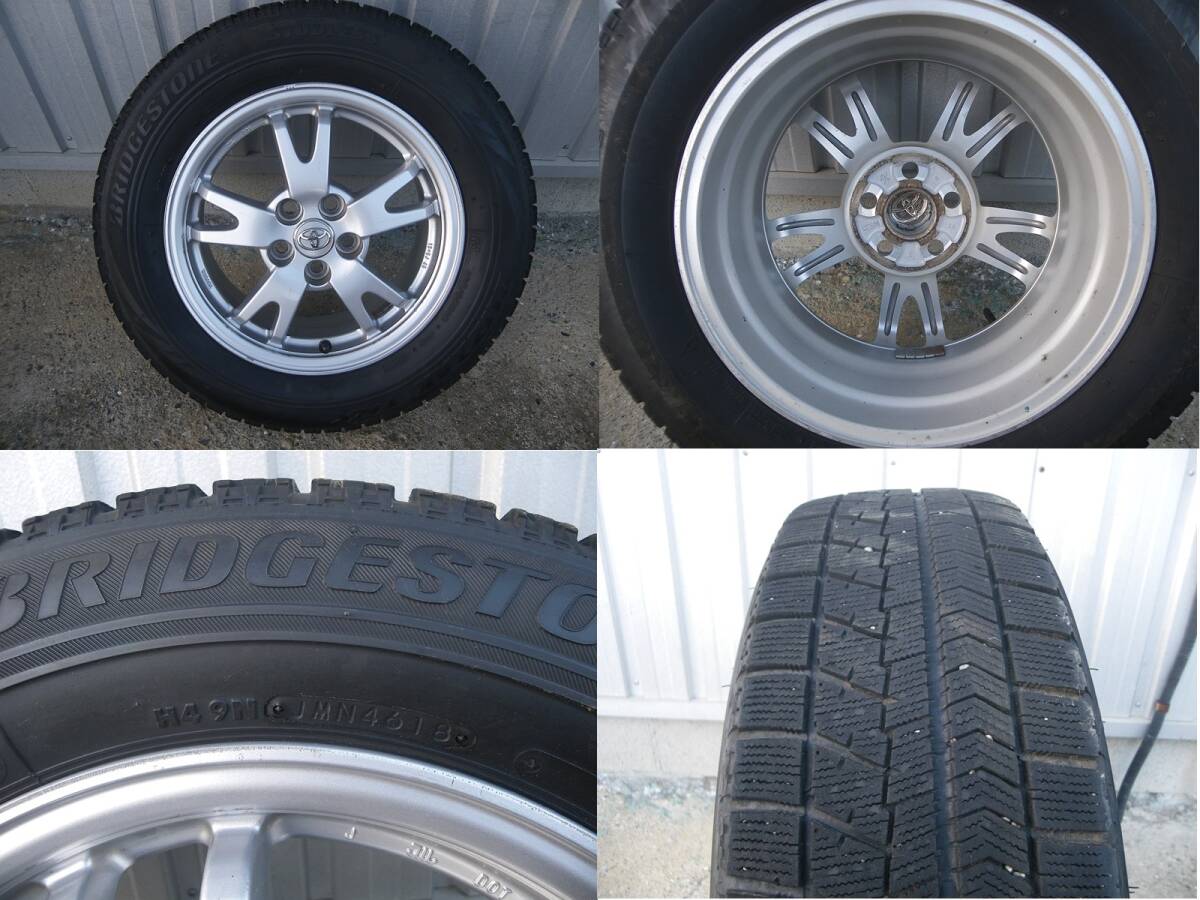 30プリウス 純正ホイール センターキャップ付／ブリザックVRX 195/65R15 4本_画像4