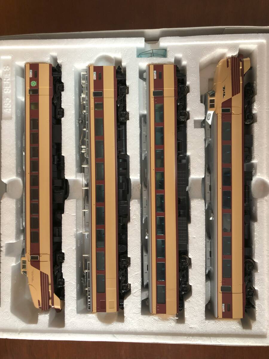 TOMIX HO 485系 特急電車(クロ481) ４両基本セット＋サシ481形 動作確認済 美品 ２品セット の画像2