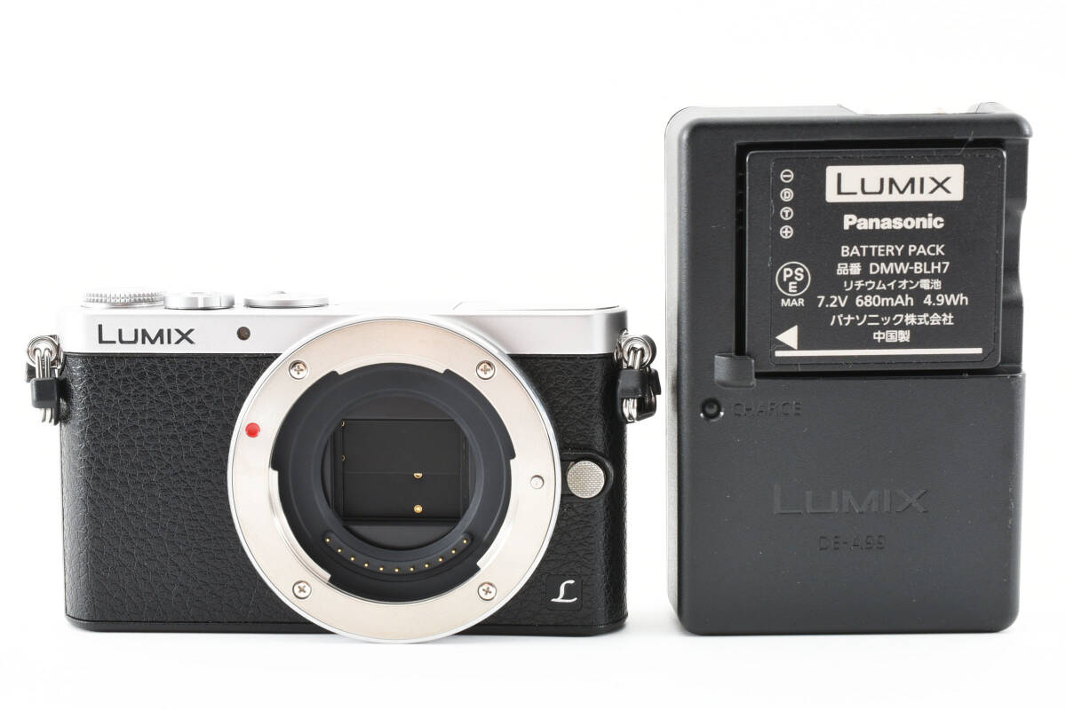 ★極上美品★ Panasonic パナソニック LUMIX DMC-GM1 ボディ ミラーレス一眼カメラ シルバー #1395