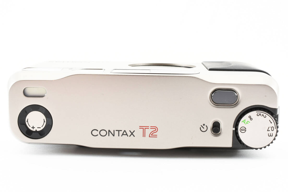 ★良品★ CONTAX コンタックス T2 Carl Zeiss Sonnar 38mm f2.8 T* コンパクトフィルムカメラ チタンクローム #1400_画像7