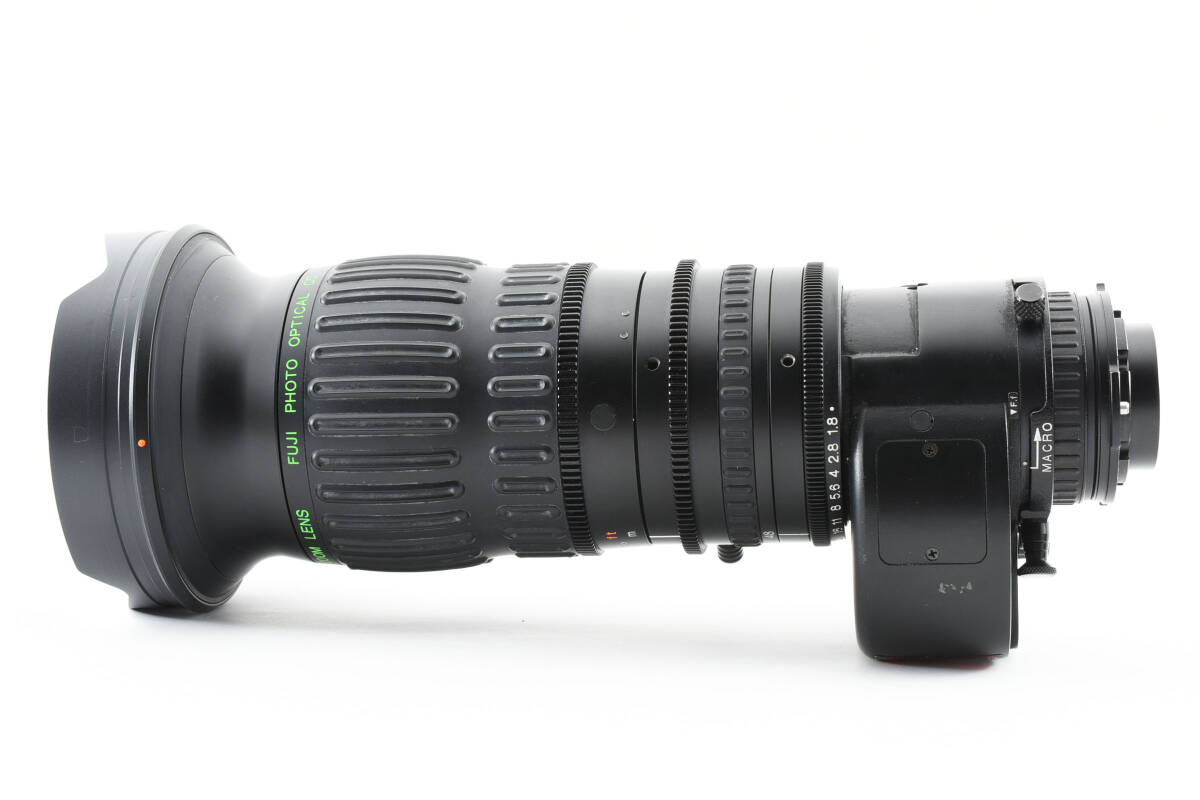 ★極希少品★ FUJINON フジノン SUPER WIDE TV ZOOM LENS 4.8-48mm 1:1.8 WIDE POWER フジフィルム 業務用 ビデオカメラ レンズ プロ F1.8_画像6