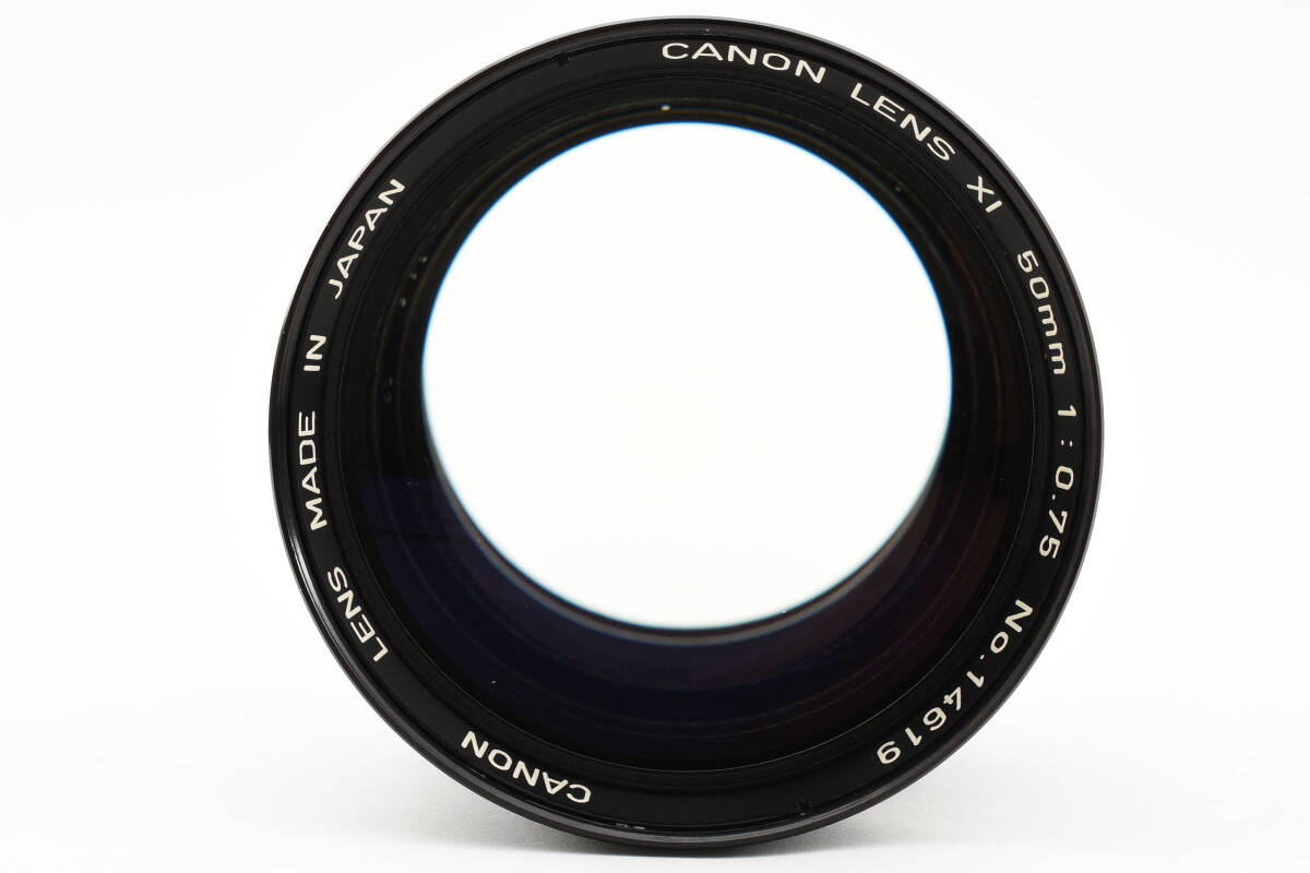 【1円スタート!!】★極稀少品★ Canon XI 50mm F0.75 LENS キャノン 大口径 X線撮影用レンズ 1:0.75 特殊レンズ #1171の画像2