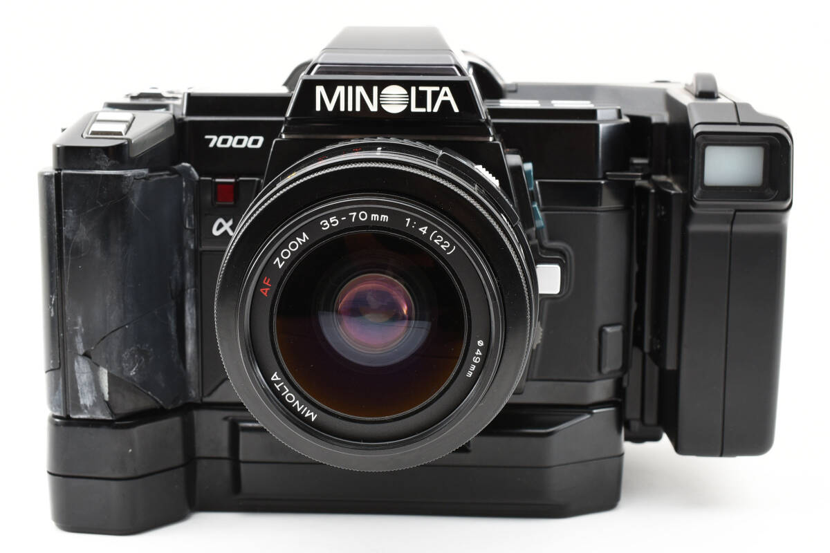 【1円スタート!!】★極希少品★ MINOLTA SB-70 VF ＋ α-7000 ＋ AF ZOOM 35-70mm F4 ミノルタ スチルビデオバック フィルムカメラ α7000_画像3