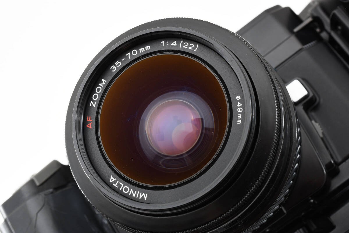 1円スタート!!】☆極希少品☆ MINOLTA SB-70 VF + α-7000 + AF 1円スタート!!】☆極希少品☆ MINOLTA SB-70 VF + α-7000 + AF