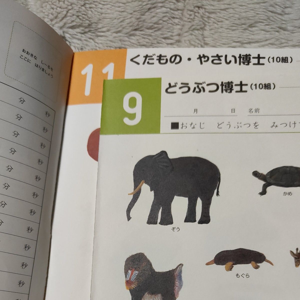 くもん 公文 KUMON あきびんごの創造性を育てるドリル いきもの博士 レベル1 お受験