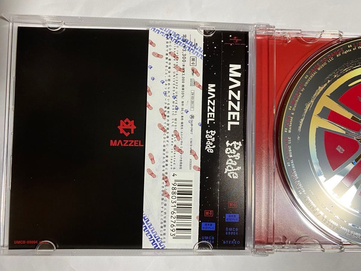MAZZEL CD「Parade」アルバム 通常盤初回プレス ⑨