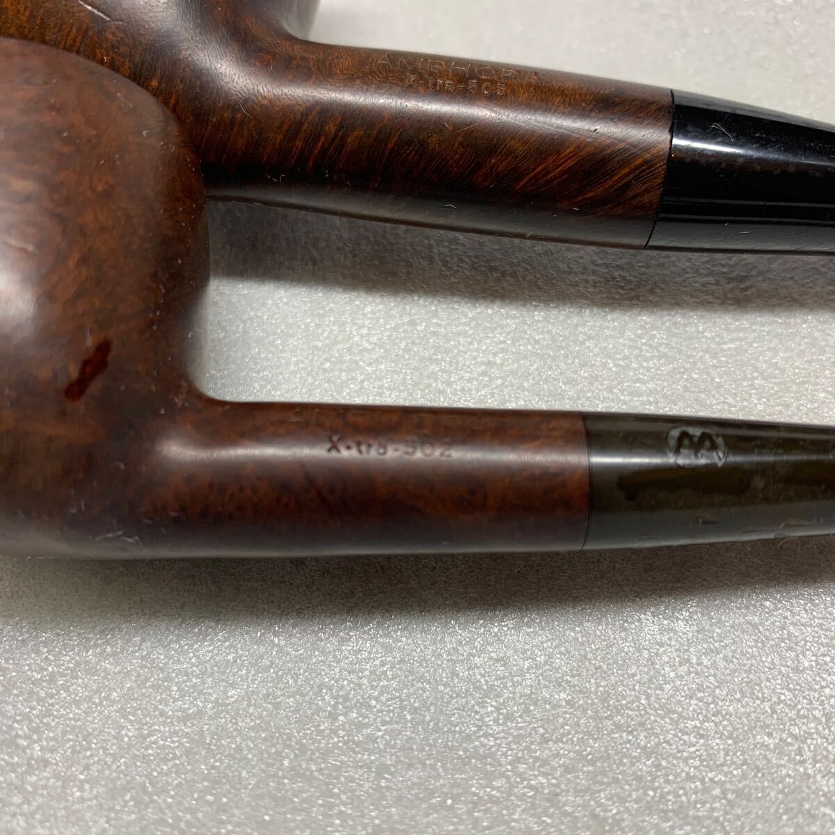 パイプ 喫煙具 アンティーク AMPHORA GENUINE BRIAR MADE IN HOLLAND 2本セット_画像5