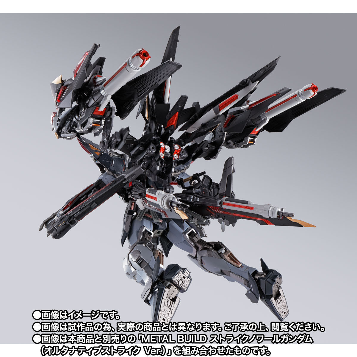 1円〜 未開封 BANDAI SPIRITS METAL BUILD 機動戦士ガンダムSEED MSV ライトニングストライカー オルタナティブストライク Ver._画像2