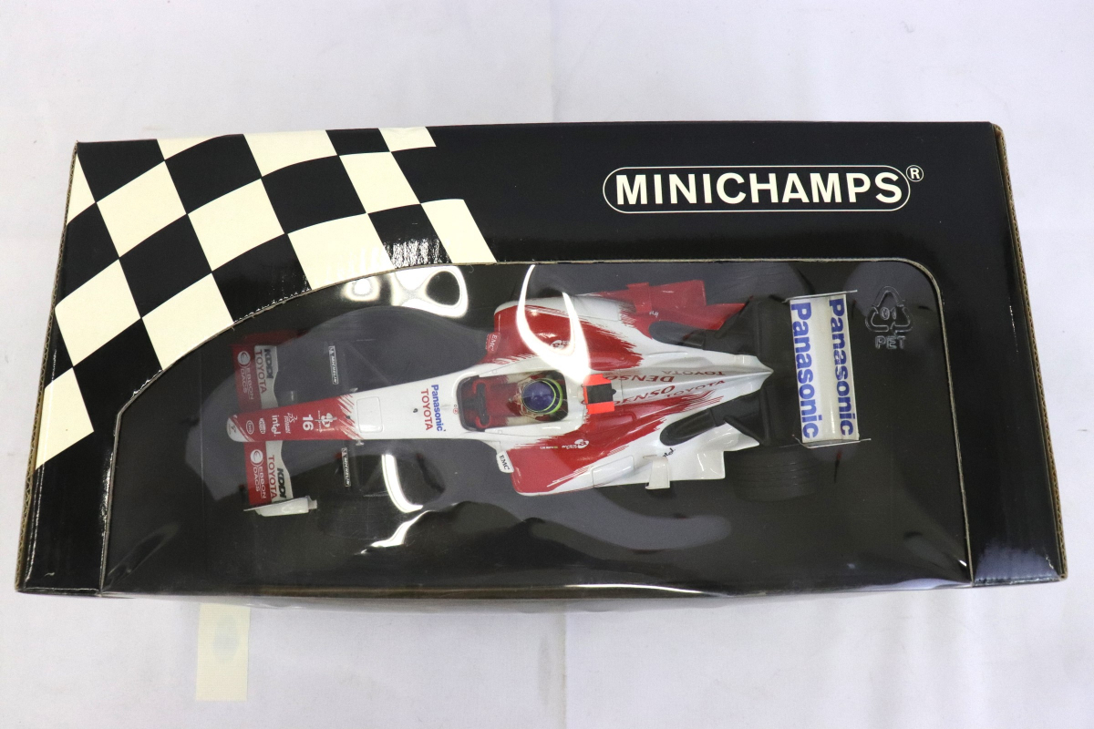 MINICHAMPS 1/18 Panasonic Toyota Racting TF104 004BRABG57_画像2