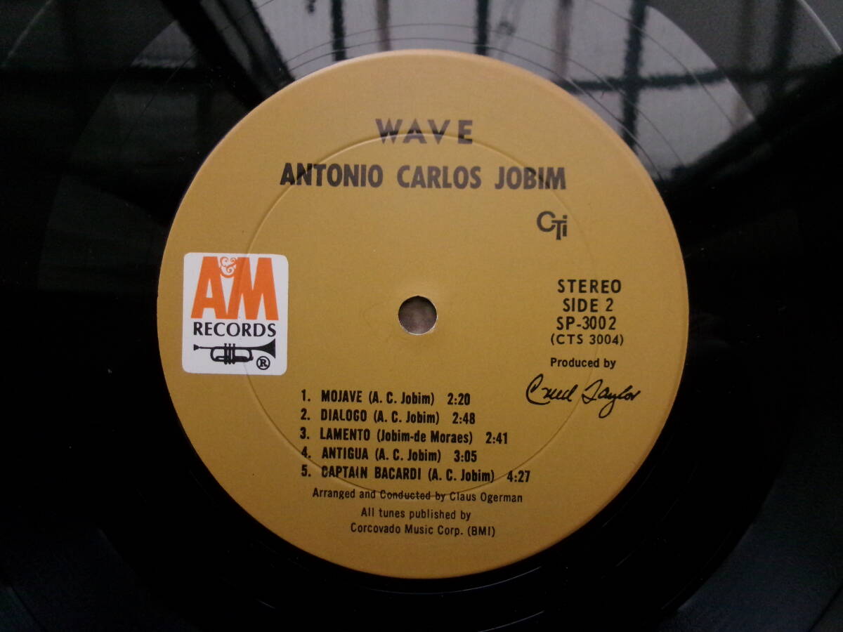 ANTONIO CARLOS JOBIM／WAVE (USA盤)の画像6