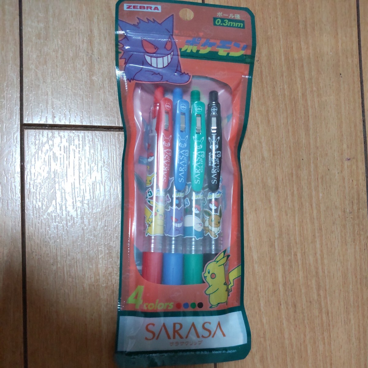 新品 ポケモン ジェットストリーム&SARASA セット (2色ボールペン +シャープペン 、カラー ボールペン4色) 三菱鉛筆 ZEBRA_画像7