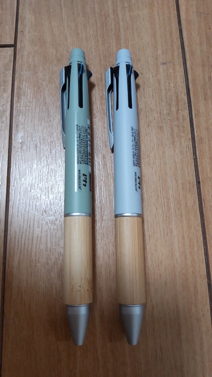 新品 三菱鉛筆 ジェットストリーム 4&1 ボールペン&シャープペン 2本セット バンブー JET STREAM_画像1