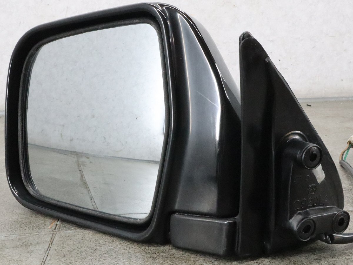 130 series Toyota Hilux Surf latter term original door mirror left right set (1) * electric 3 pin plating / black KZN130G KZN130W VZN130