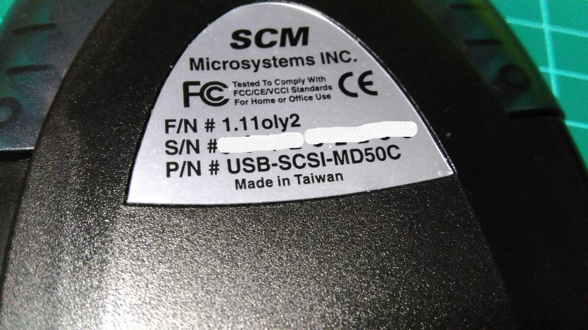 SCM MICROSYSTEMS MD50C USB-SCSI 変換ケーブル_画像3