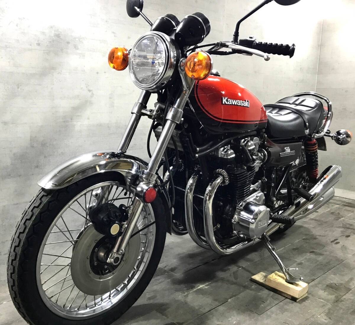 初期型！Z2 4000番台 マッチング 正規打刻 国内新規 検/Z2Z1Z750RSマッハKZ1000MK2H2H1Z1R750SSゼファー750Z1000R1KZ900Z750FX W1Z550FXの画像4