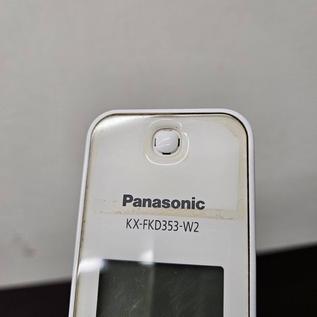  postage 600 jpy ~ Junk operation not yet verification Panasonic KX-FKD353-W2 Panasonic cordless handset 