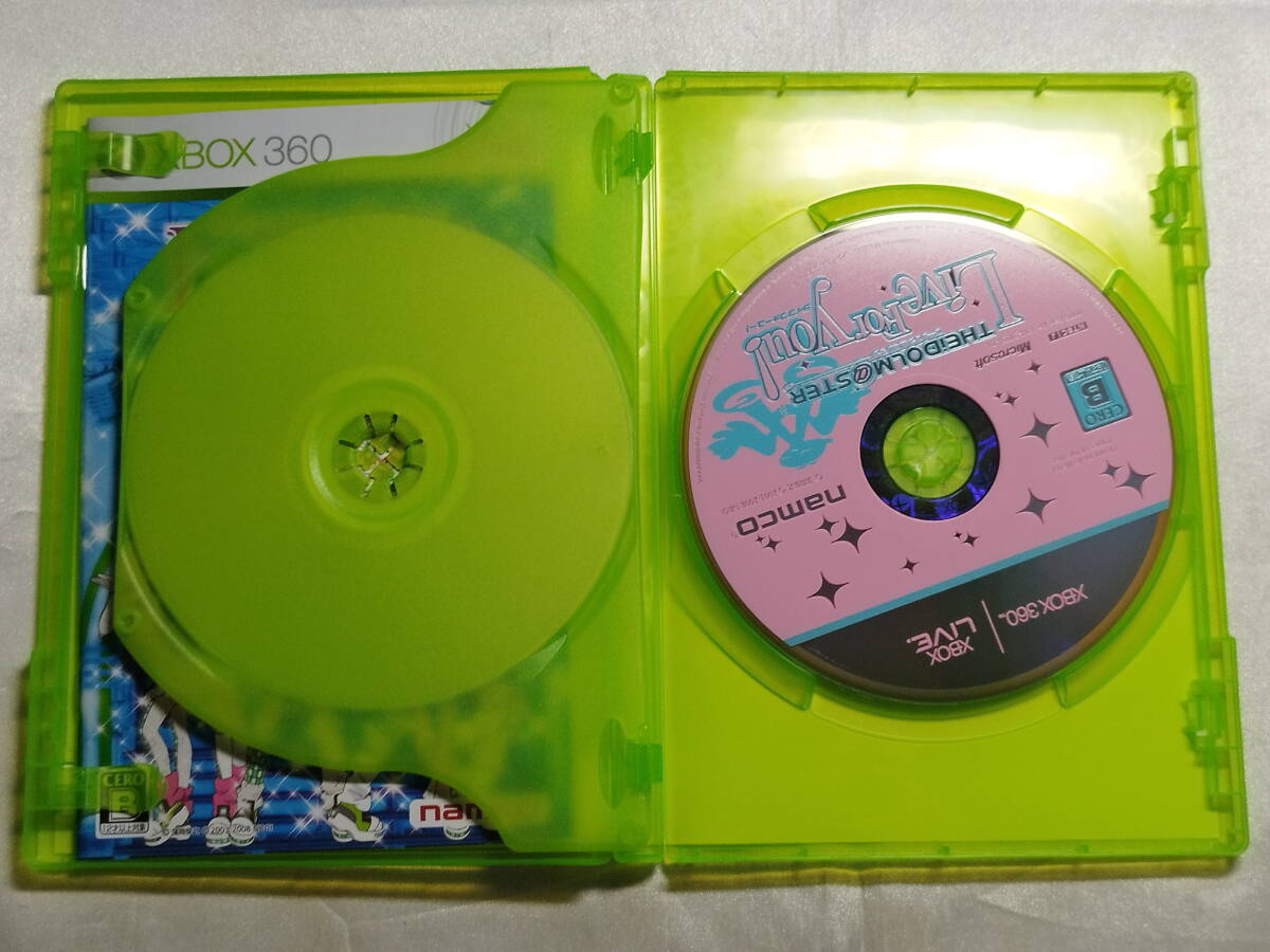 【中古品】 XBOX360ソフト アイドルマスター Live For You! ライブフォーユー 限定版_画像6