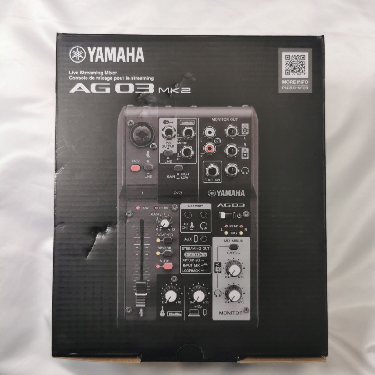 激安買うなら 未使用 YAMAHA AG03 mk2 ブラック ライブストリーミング