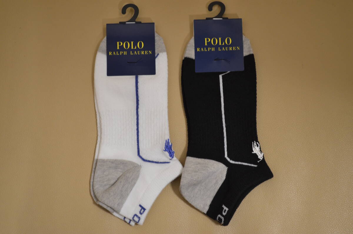 新品　未使用 　タグ付き　女性　POLO RALPH LAUREN 　ポロラルフローレン　ショートソックス　２足セット　送料無料_画像1