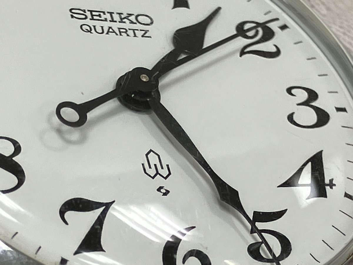 【J77715】 SEIKO セイコー 懐中時計 鉄道時計 7550-0010 クオーツ ターボテスターにて反応有り 中古品_画像7