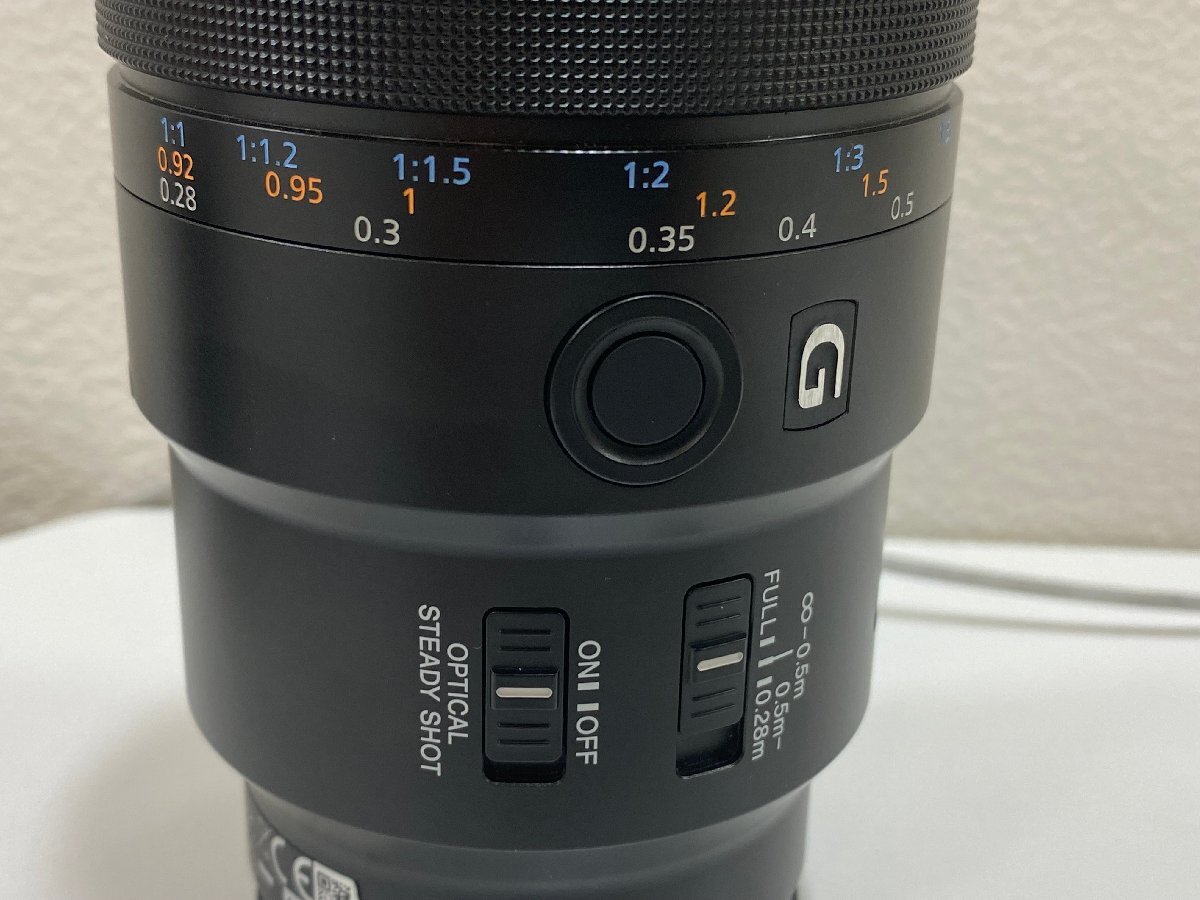 【B13796】SONY FE 90mm f2.8 Macro G OSS マクロ レンズ デジタルカメラ Eマウント ミラーレス一眼 ソニー 中古品 カバー付きの画像9