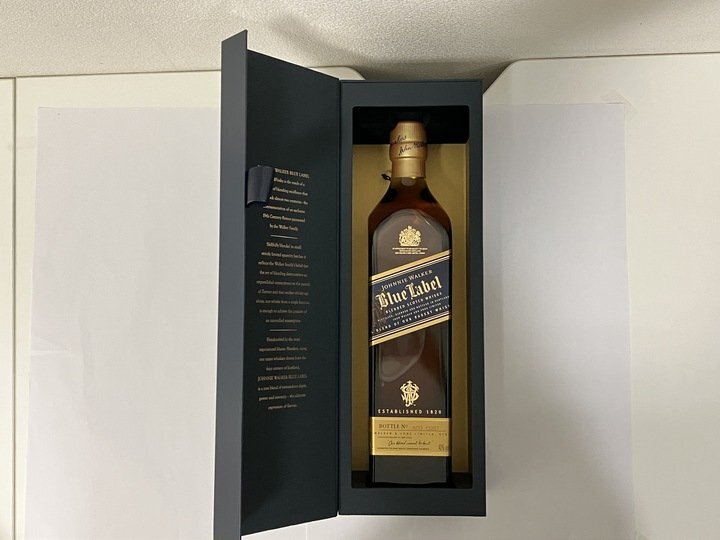 【H85253】JOHNNIE WALKER ジョニーウォーカー ブルーラベル 750ml の画像6