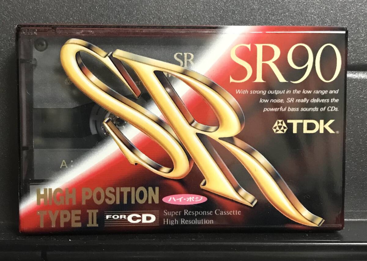 TDK SR90 カセットテープ　ハイポジション　未開封新品_画像1