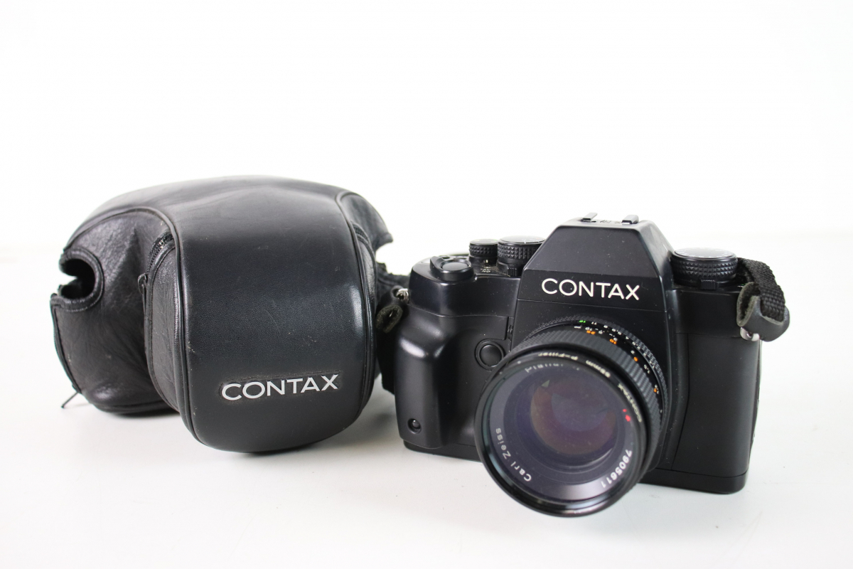 【動作未確認】CONTAX RX 017627 Carl Zeiss Planar 1.4/50 7905611 一眼レフ カバー付き 撮影 趣味 030JJJJH60_画像1