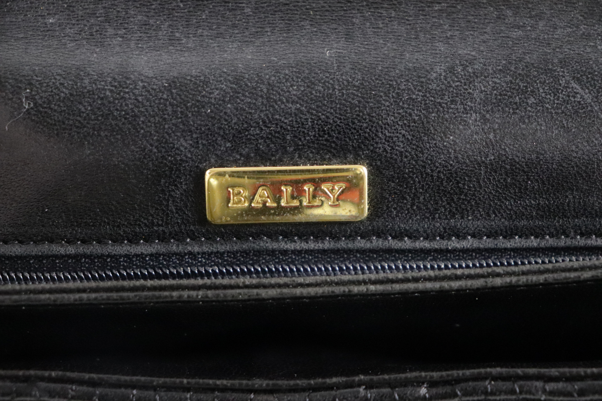 BALLY バリー キルティング ハンドバッグ 2点 ブラック ホワイト バッグ カバン ブランドバッグ 005JSNJO66_画像5