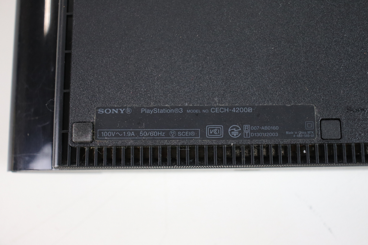 【動作OK/初期化済み】SONY PlayStation3 CECH-4200B プレステ 本体 コントローラー テレビゲーム 遊び 008JLIJH83の画像6