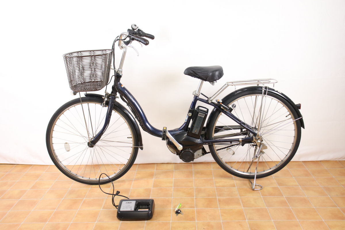 【直引限定】YAMAHA PAS Natura ヤマハ パス 電動アシスト自転車 26インチ 8.7Ah バッテリー 充電器付き 26×1 1/2 40-590 020JIMJQ57の画像1