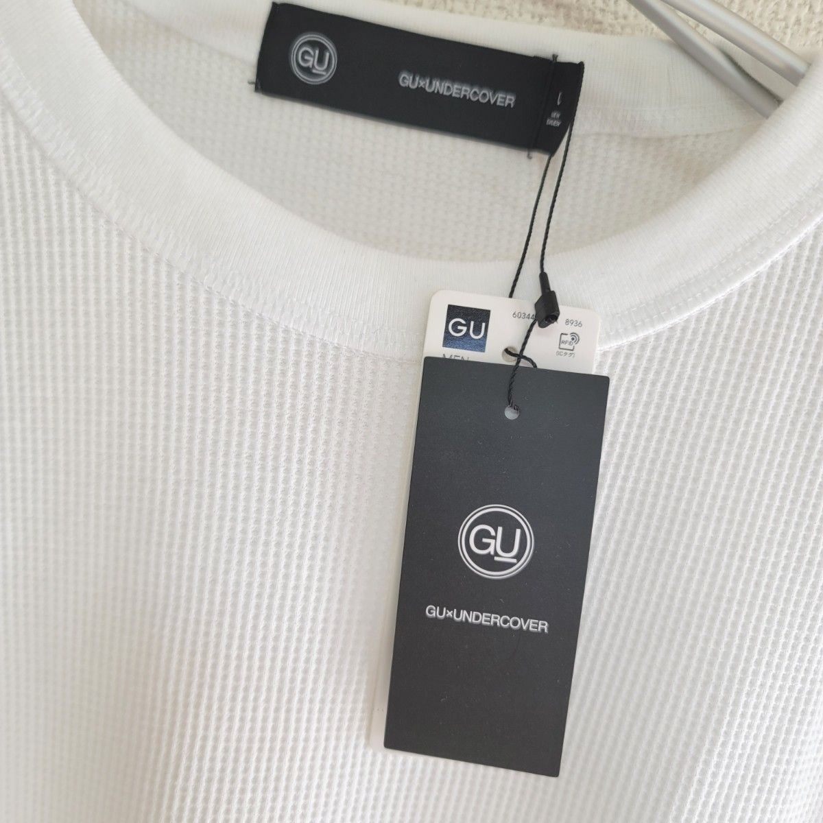 新品】GU×アンダーカバー L ドライワッフルTシャツ アンダー 新品】GU×アンダーカバー L ドライワッフルTシャツ アンダー