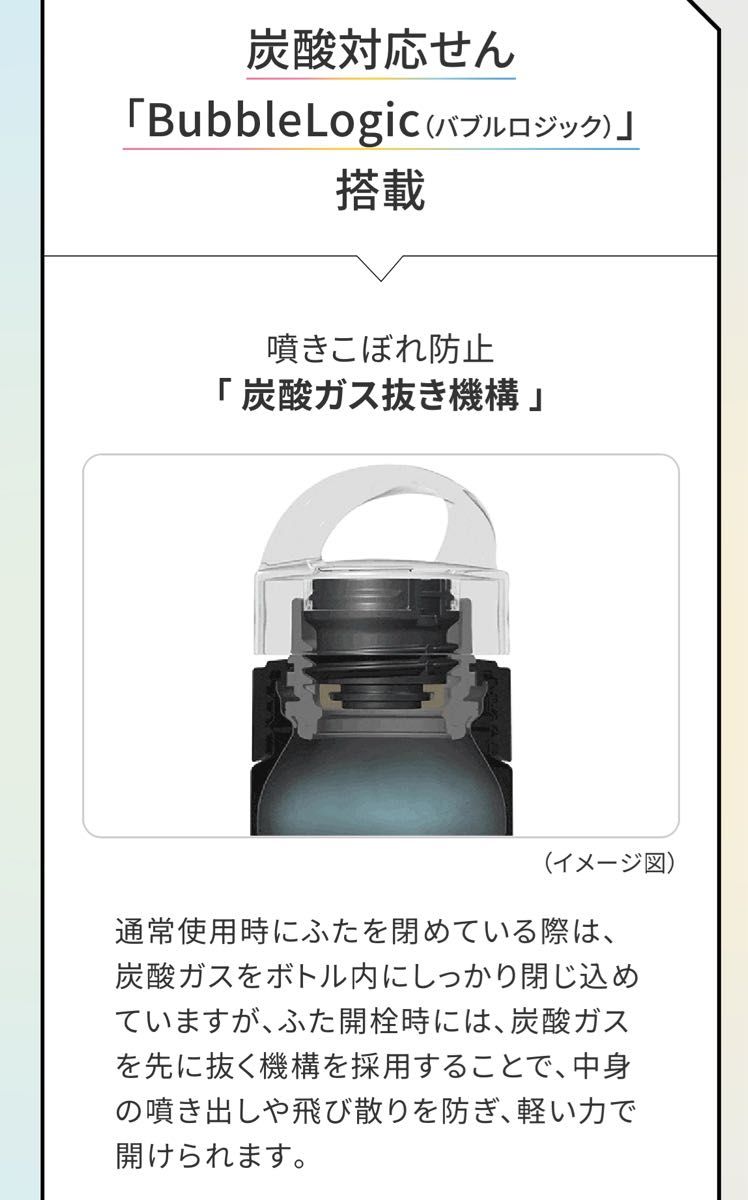 タイガー魔法瓶　水筒　真空断熱炭酸ボトル 0.48L MKB-T048 ステンレスボトル タンブラー　ノベルティー食洗機対応