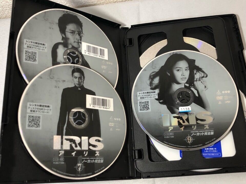 送料無料 DVD IRIS アイリス ノーカット完全版 全10巻 + THE LAST 計１１巻 セット レンタル落ち *収納ケース_画像5