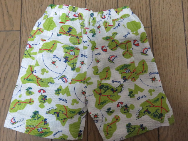 [ new goods ]Disney baby map pattern short pants 70