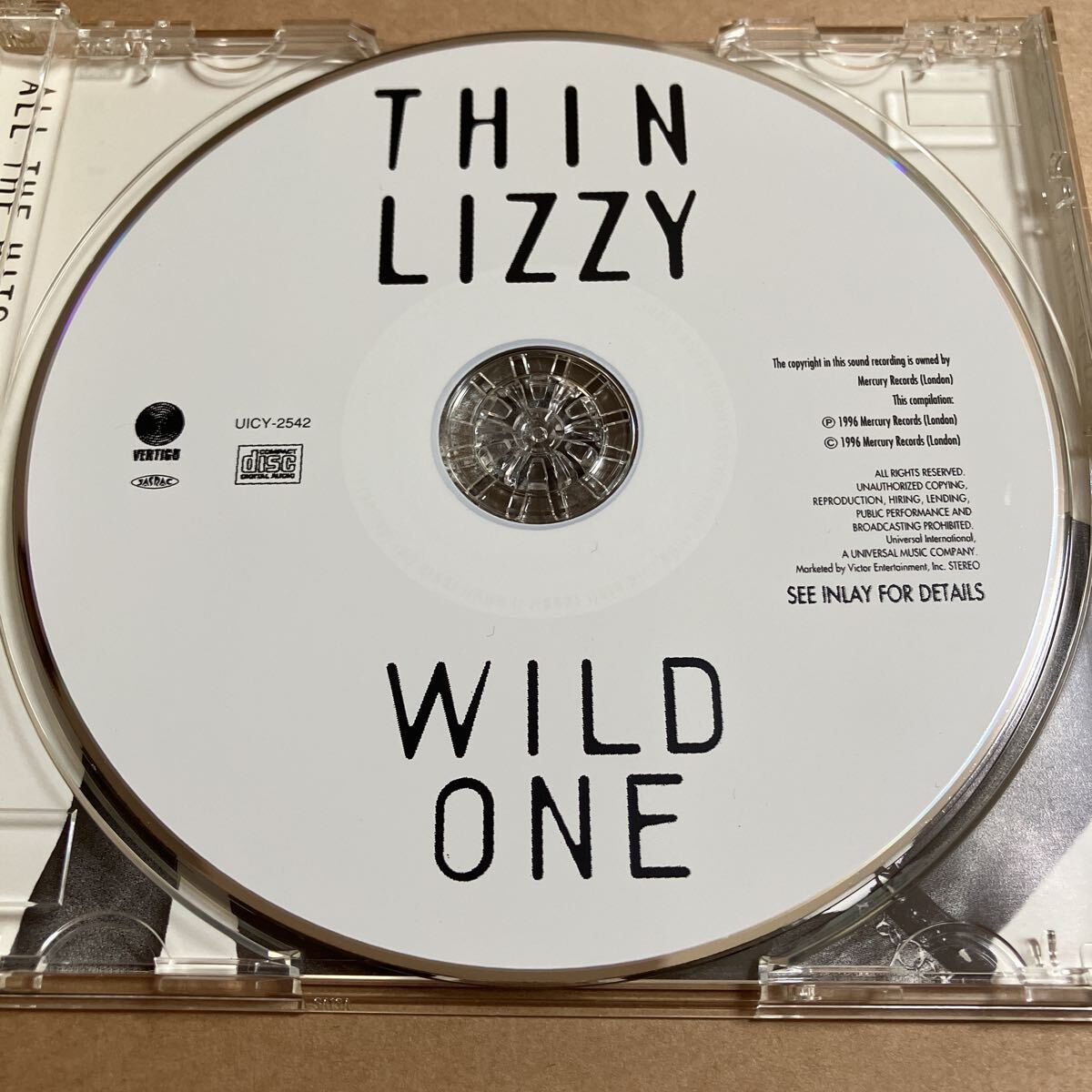 CD THIN LIZZY / WILD ONE THE BEST OF シン・リジィ UICY2542 帯傷みあり_画像3